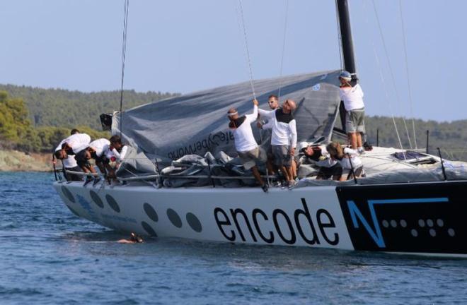 Bullet-Encode led their class around the course, but ran aground just short of the finish - 2016 ORC European Championship © Andrea Carloni